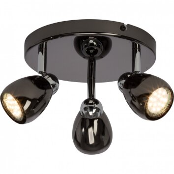 Brilliant MILANO Lampa sufitowa LED Chrom, Czarny, 3-punktowe