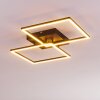Cheka Lampa Sufitowa LED Czarny, 2-punktowe, Zdalne sterowanie
