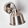 Safari Lampa ścienna Szczotkowany chrom, 1-punktowy